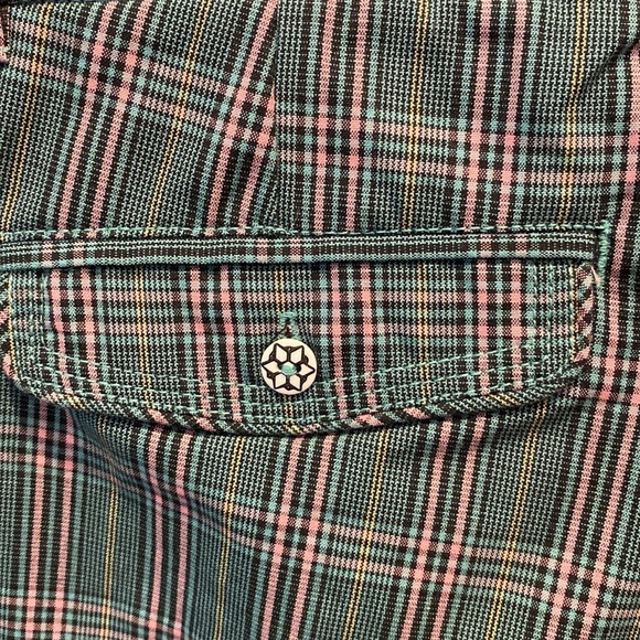 Vintage Volcom plaid Capri pants size 11 juniors - Picture 8 of 11